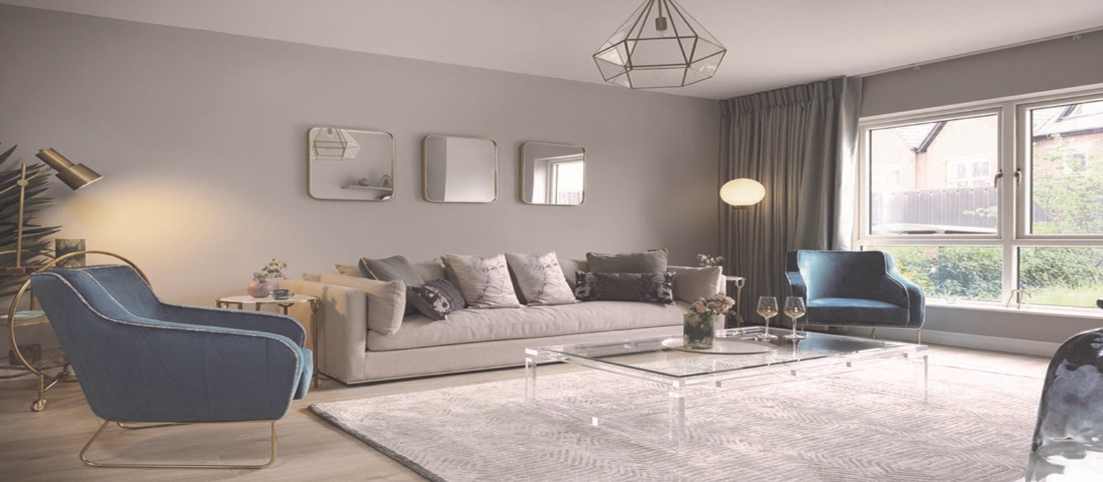 Living room at Elsmore, Naas